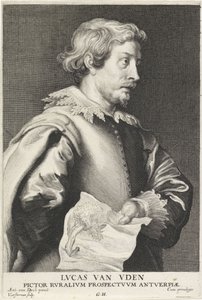 Retrato de Lucas van Uden de Lucas Vorsterman